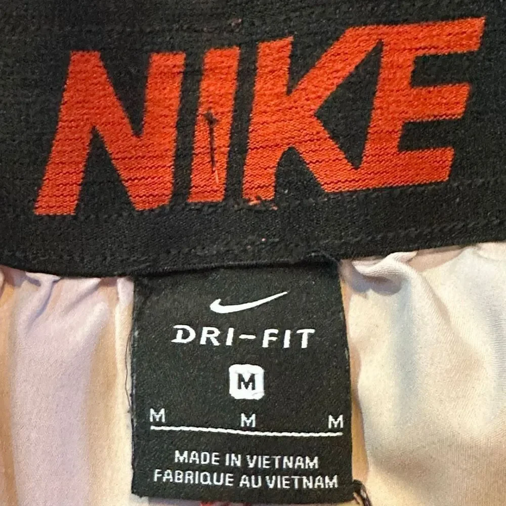 Nike Dri-Fit Athletic Shorts Red | Men Size Medium